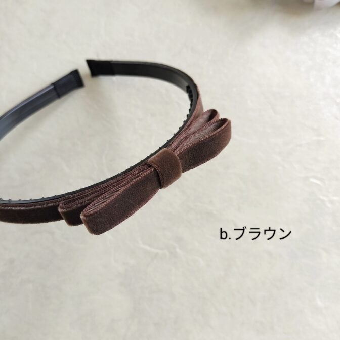 ベルベットリボン カチューシャ6色 | モンファシリテ